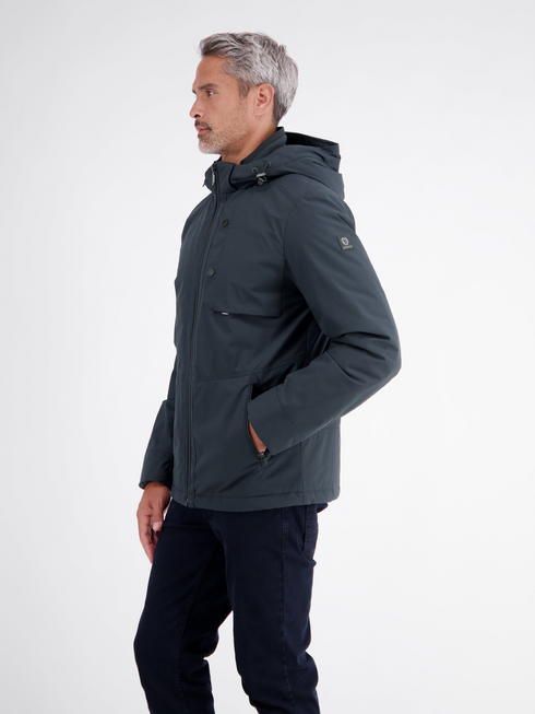 Lerros Water-Repellent Hooded Functional Jacket 2697019 491 - Blue Night