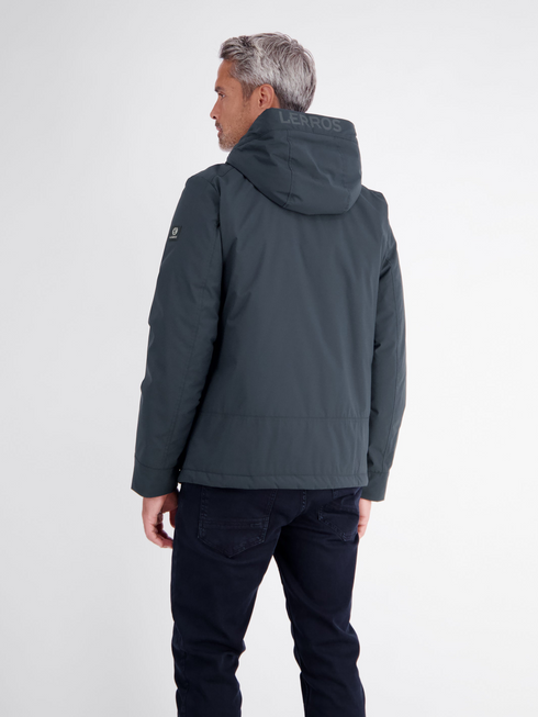 Lerros Water-Repellent Hooded Functional Jacket 2697019 491 - Blue Night