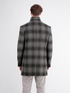 Lerros Wool Blend Check Coat with Removable Vest Insert 2697278 289 - Dark Graphite