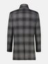Lerros Wool Blend Check Coat with Removable Vest Insert 2697278 289 - Dark Graphite