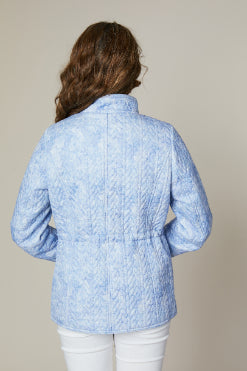 Jessica Graaf Floral Print Quilted Jacket 29055 - Womenswear