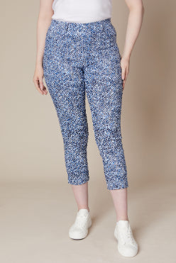 Jessica Graaf Cropped Printed Trousers 29920 - Womenswear