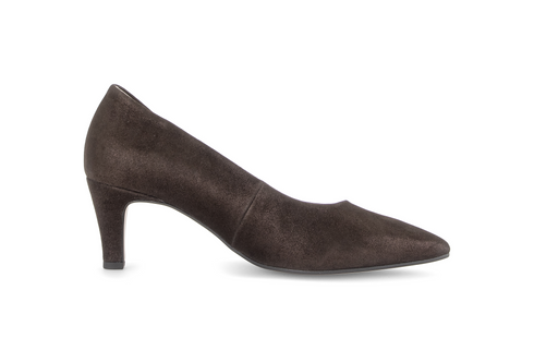 Gabor Womens Pointed Toe Court Shoe 3014.01.005 - Mocca