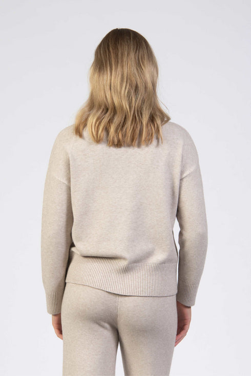 Jessica Graaf Turtle Neck Sweater with Wide Rib Collar – 30264