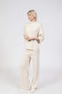 Jessica Graaf Knit Jumper with Batwing Sleeves & Gold Cuff Detail – 30268
