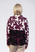 Jessica Graaf Printed Floral Colourblock Sweater with Cowl Neck 30339-071
