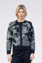 Jessica Graaf Knit Cardigan Abstract Floral Round Neck Regular Fit 30347-003
