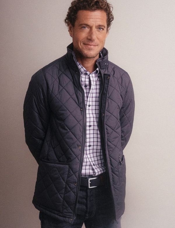 Vedoneire Men’s Diamond Quilted Jacket – V3039