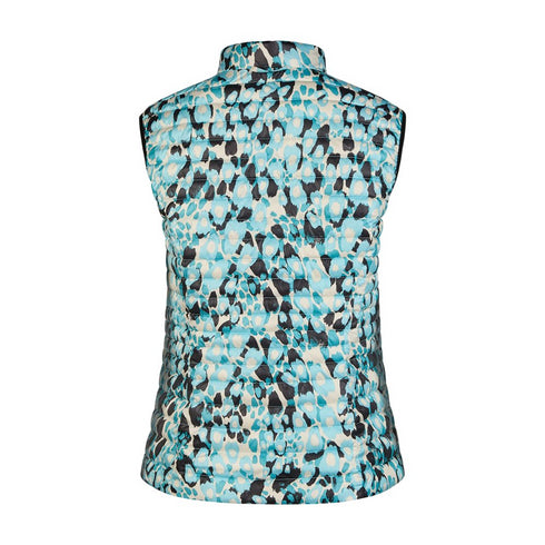 Barbara Lebek Reversible Padded Gilet Turquoise 80590052