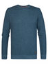Petrol Industries Fine-Knit Cotton Crew Neck Jumper 3060-KWR225 - Storm Blue