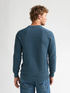 Petrol Industries Fine-Knit Cotton Crew Neck Jumper 3060-KWR225 - Storm Blue