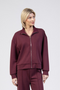 Jessica Graaf Full-Zip Top Relaxed Fit Cherry 30734-097
