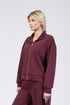 Jessica Graaf Full-Zip Top Relaxed Fit Cherry 30734-097