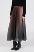 Jessica Graaf Pleated Midi Skirt Soft Ombré Print 30962-090