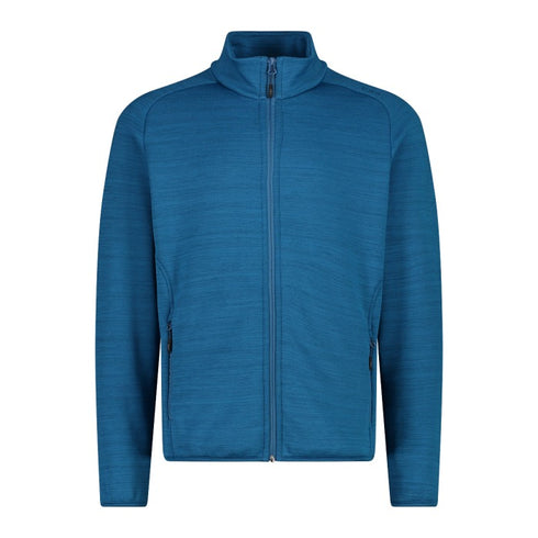 CMP Men's jacket in melange Stretch Performance fleece 30E9707