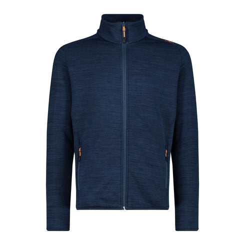CMP Men's jacket in melange Stretch Performance fleece 30E9707