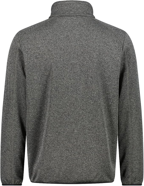 CMP Mens Anthracite Orange Knit Tech Hooded Sweatshirt 30H5887