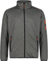 CMP Mens Anthracite Orange Knit Tech Hooded Sweatshirt 30H5887