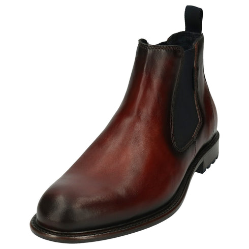 Bugatti Bonifacio Mid-Brown Leather Chelsea Boots 311-A0A32-4100-6400-40