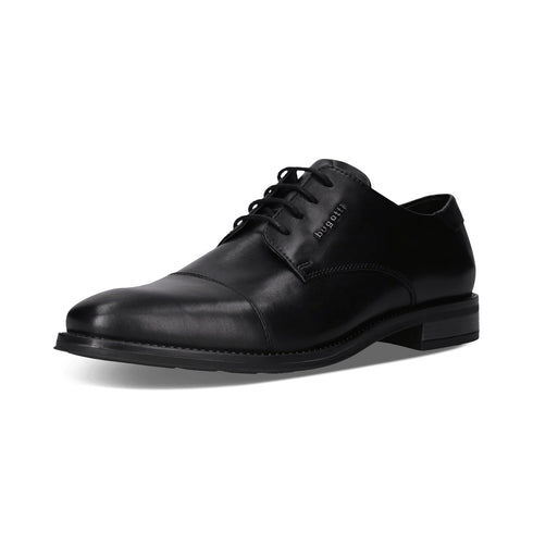 Bugatti Men's Black Wide Fit Leather Derby Lace Shoe 311-AYN02-1000-1000