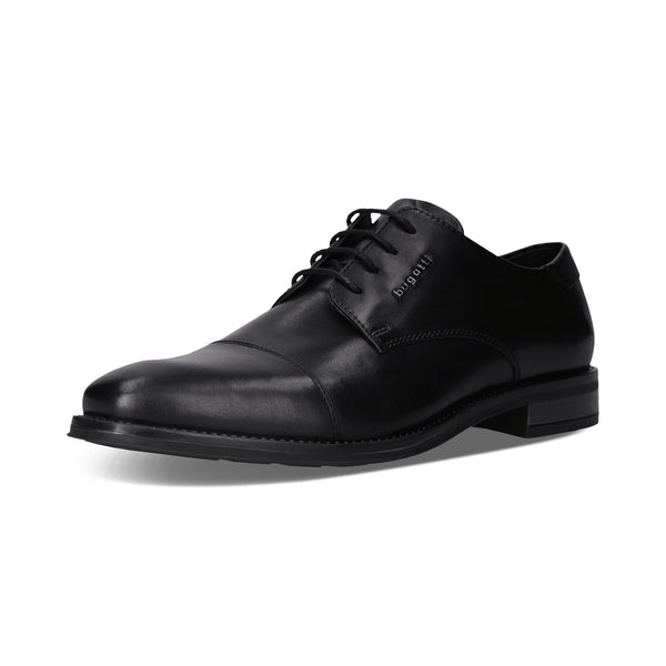 Bugatti Men's Black Wide Fit Leather Derby Lace Shoe 311-AYN02-1000-1000