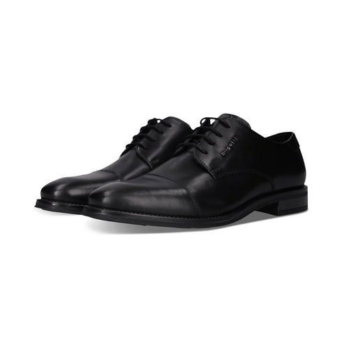 Bugatti Men's Black Wide Fit Leather Derby Lace Shoe 311-AYN02-1000-1000