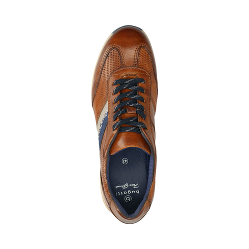 Bugatti Thorello Men's Cognac Leather Trainers 311-A9Q05-4000-6300