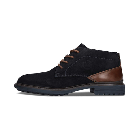 Bugatti Suede Leather Laced Boot 311AYK301400 - Dark Blue