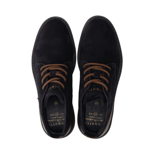 Bugatti Suede Leather Laced Boot 311AYK301400 - Dark Blue