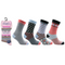Eazy Grip Womens Non Elastic Spots and Stripes Comfort Top Socks 3123
