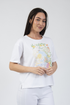 Jessica Graaf Amalfi Coast Printed T-Shirt White 31335-001
