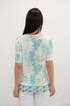 Jessica Graaf Printed Round Neck T-Shirt Pastel Green Short Sleeve 31390-031