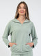Jessica Graaf Womens Mint Green Half-Zip Top with Front Pockets 31521-031