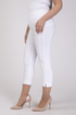 Jessica Graaf Plain Cropped Bengaline Trousers White 31949-001