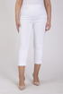 Jessica Graaf Plain Cropped Bengaline Trousers White 31949-001