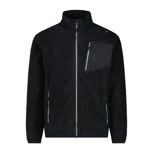 CMP Men's HighLoft mélange fleece with a heat-attached pocket Jacket 31P1517M