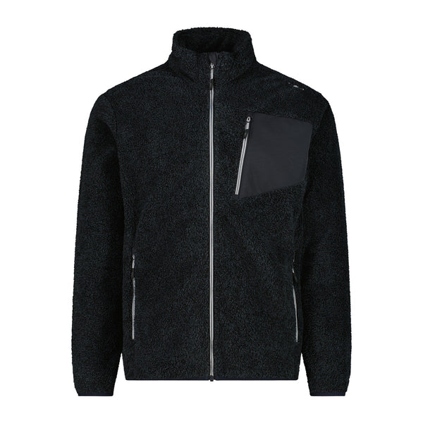 CMP Men's HighLoft mélange fleece with a heat-attached pocket Jacket 31P1517M