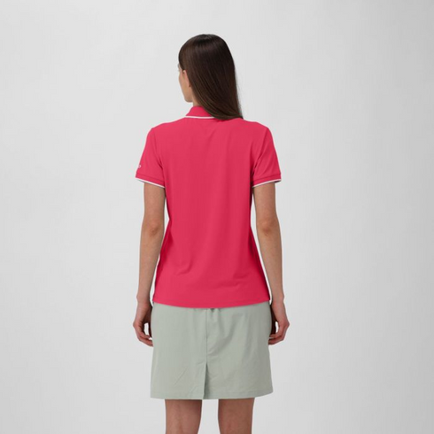 CMP Womens Magenta Technical Stretch Dry Function Outdoor Polo Shirt 31T5066