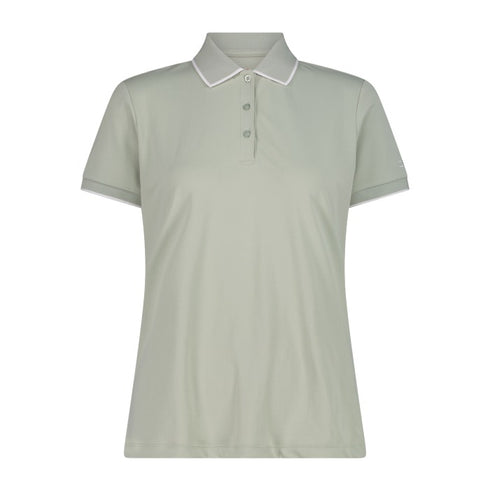 CMP Womens Pistacchio Technical Stretch Dry Function Outdoor Polo Shirt 31T5066