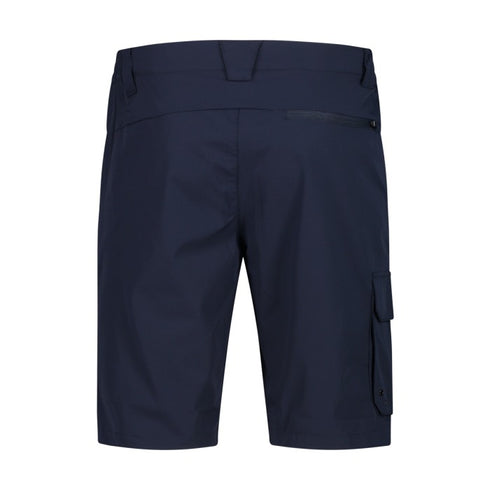 CMP Mens Black Blue Stretch Cargo Dry Function Hiking Bermuda Shorts 31T5637