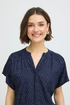 Fransa FRLAYA Blouse Navy Blazer Blue Dotted Print 20617499