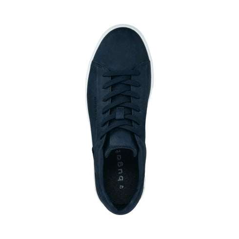 Bugatti Gunter Laced Casual Trainer 322-AMU01 – Men's Navy Leather Sneakers for Urban Style