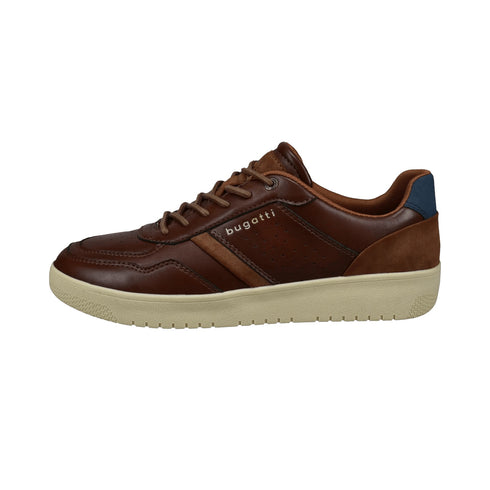 Bugatti Men's LLOPART 322AXI015 in Brown Synthetic Casual Sneaker