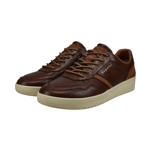 Bugatti Men's LLOPART 322AXI015 in Brown Synthetic Casual Sneaker