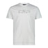 CMP Men's stretch cotton t-shirt with logo 32D8147P