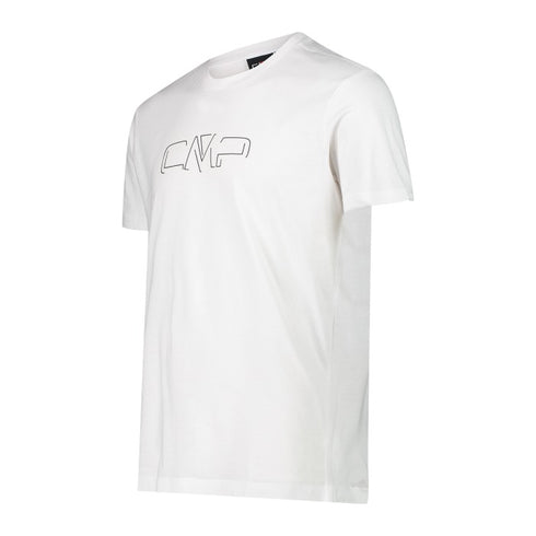 CMP Men's stretch cotton t-shirt with logo 32D8147P