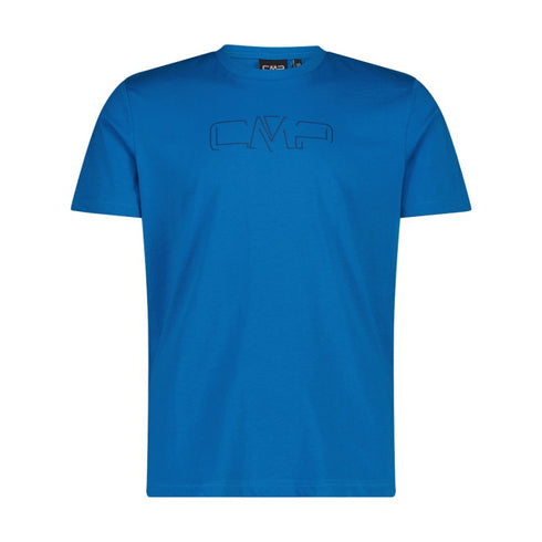 CMP Men's stretch cotton t-shirt with logo 32D8147P