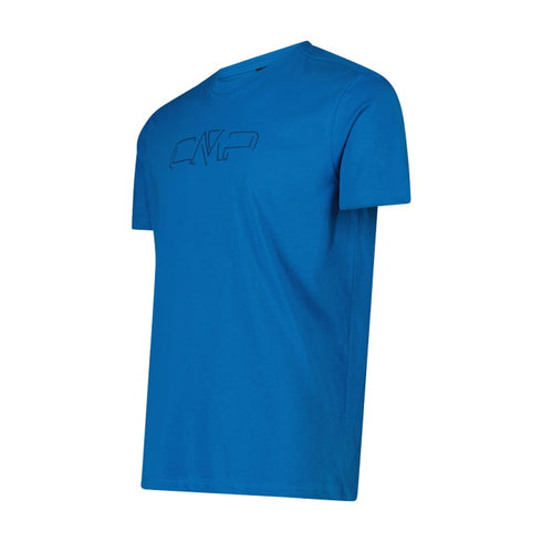 CMP Men's stretch cotton t-shirt with logo 32D8147P