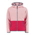 CMP Girl’s Full Zipper Hooded Fleece Jacket - Colour Block 32H1375
