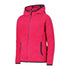 CMP Girl’s Full Zipper Hooded Fleece Jacket - Colour Block 32H1375